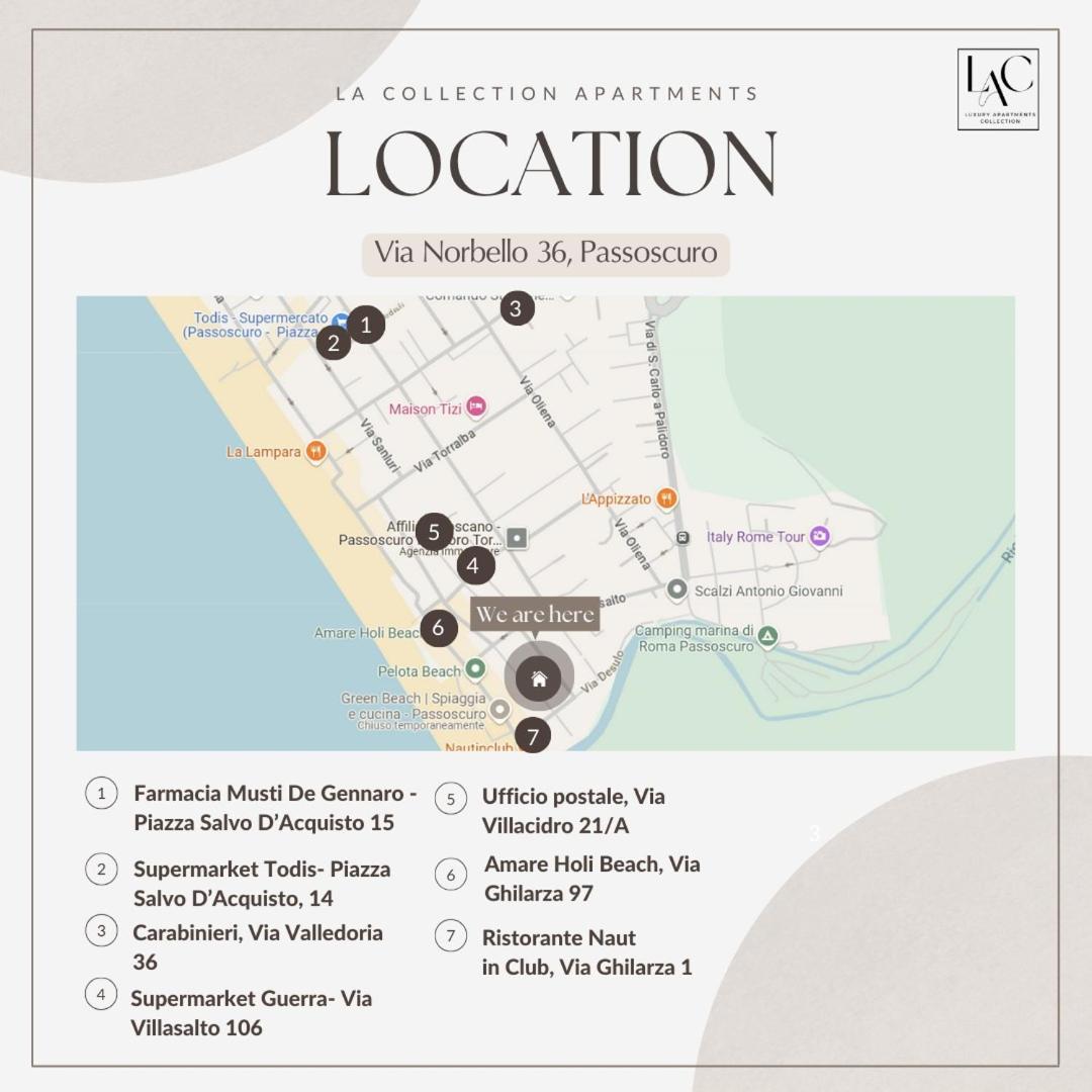 Luxury Apartments Collection Sand Suite Passoscuro Exteriör bild